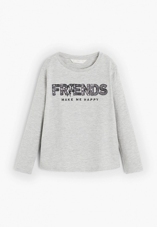 

Лонгслив Mango Kids, Серый, Mango Kids MA018EGHAFL8