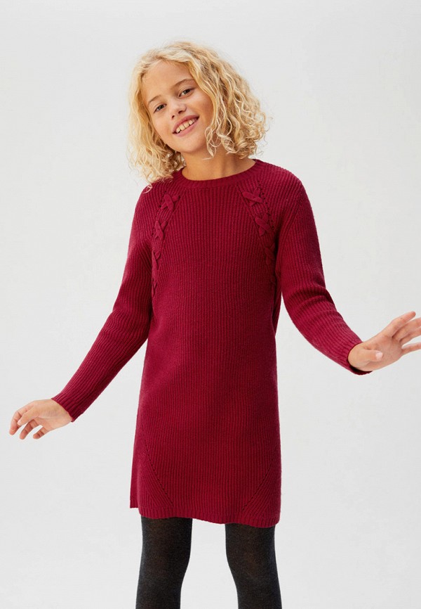 

Платье Mango Kids, Бордовый, Mango Kids MA018EGHFLH4