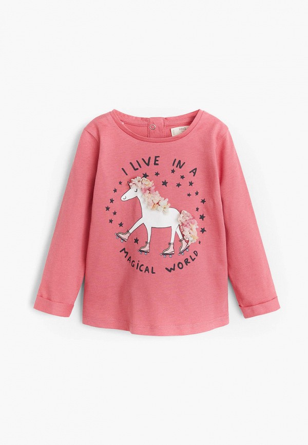 

Лонгслив Mango Kids, Розовый, - CORNI