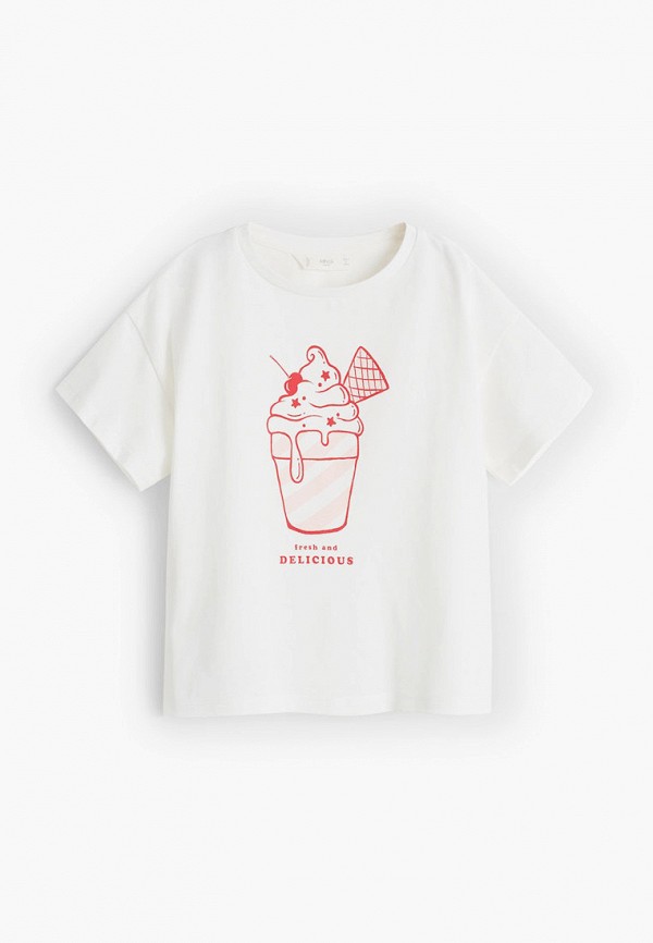 

Футболка Mango Kids, Белый, - CANDY2