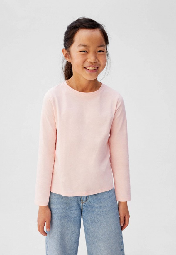 

Лонгслив Mango Kids, Розовый, - BASICG6