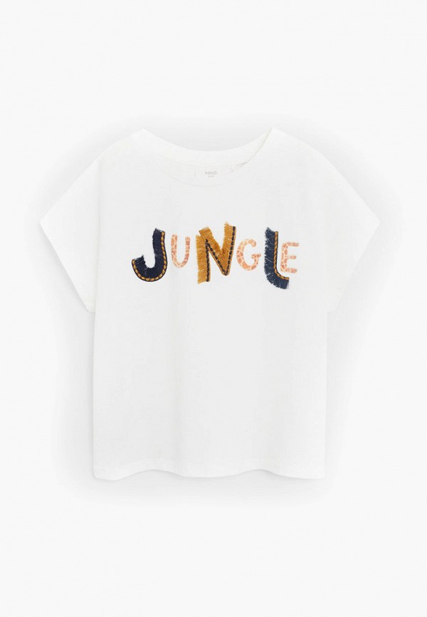 

Футболка Mango Kids, Белый, - JUNGLE