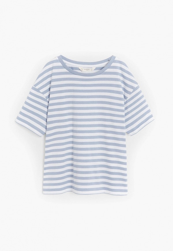 

Футболка Mango Kids, Синий, - LINES