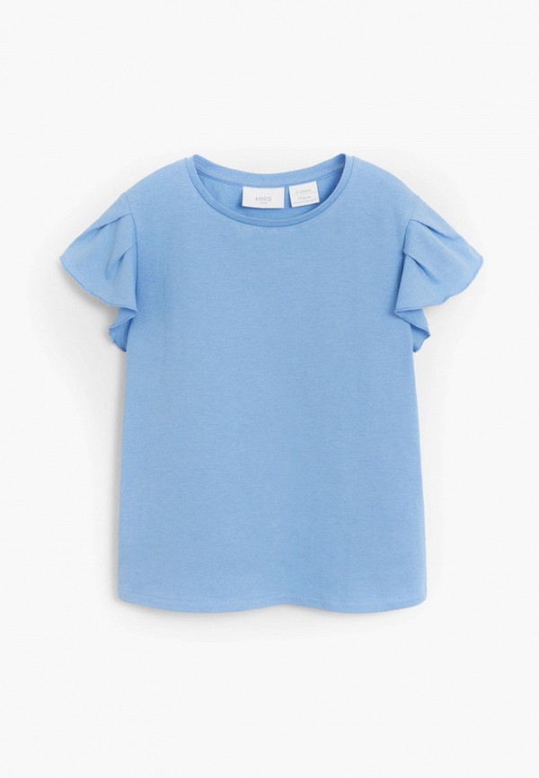 

Футболка Mango Kids, Синий, - SOFT6