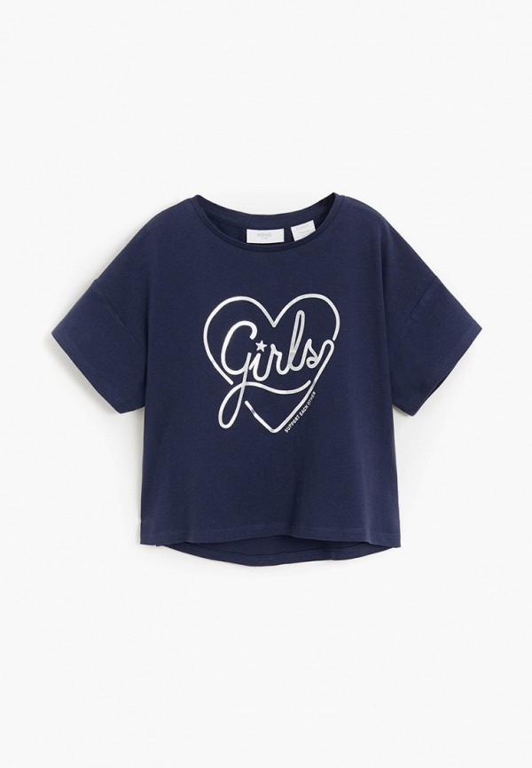 

Футболка Mango Kids, Синий, Mango Kids MA018EGIWVB3