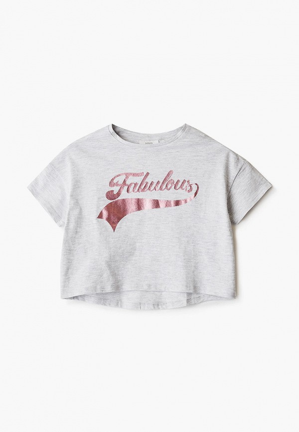 

Футболка Mango Kids, Серый, Mango Kids MA018EGIWVC6