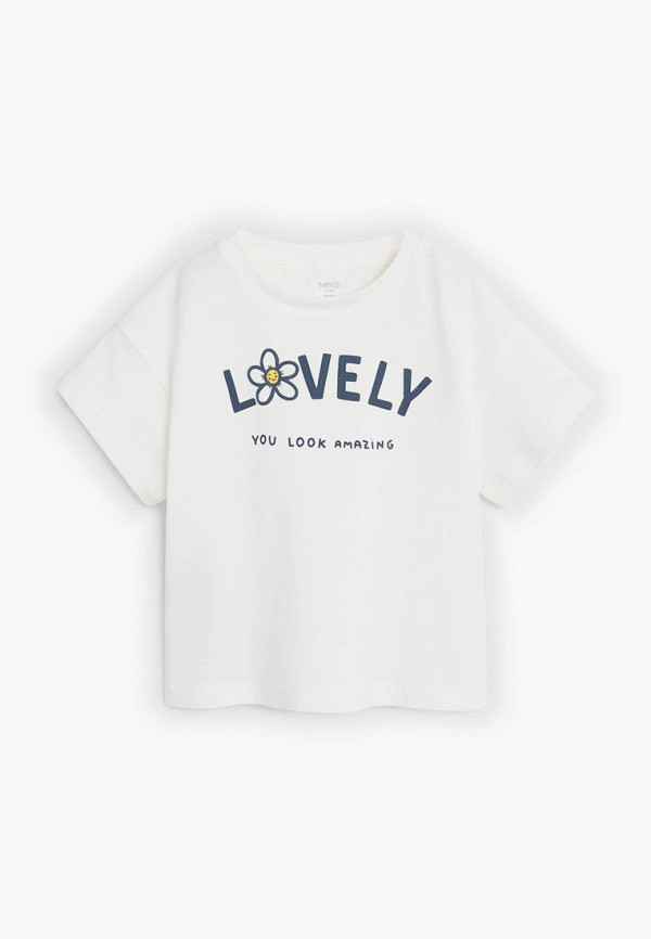 

Футболка Mango Kids, Белый, - EASY