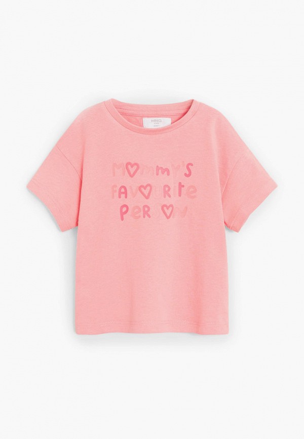 

Футболка Mango Kids, Розовый, Mango Kids MA018EGIZNC5