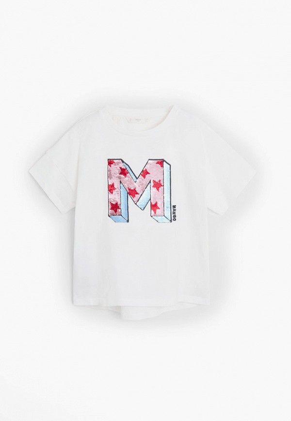 

Футболка Mango Kids, Белый, - MNGLOGO-H