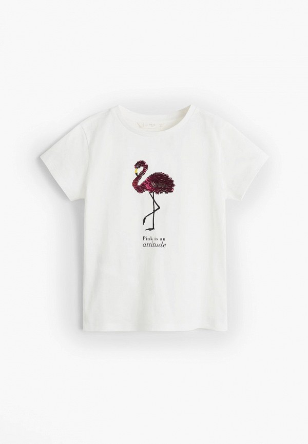 

Футболка Mango Kids, Белый, - LAURA-H