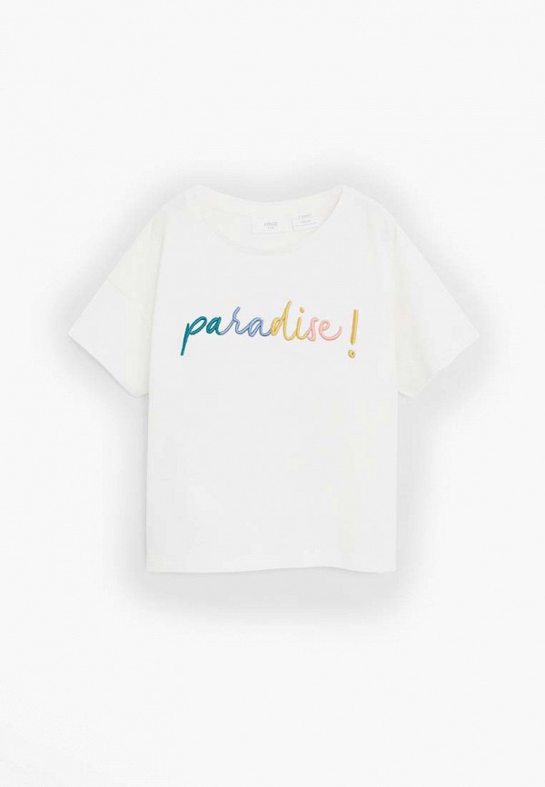 

Футболка Mango Kids, Белый, - PARADISE