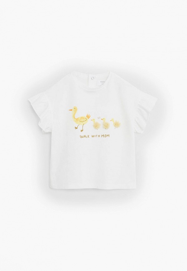 

Футболка Mango Kids, Белый, - TUL