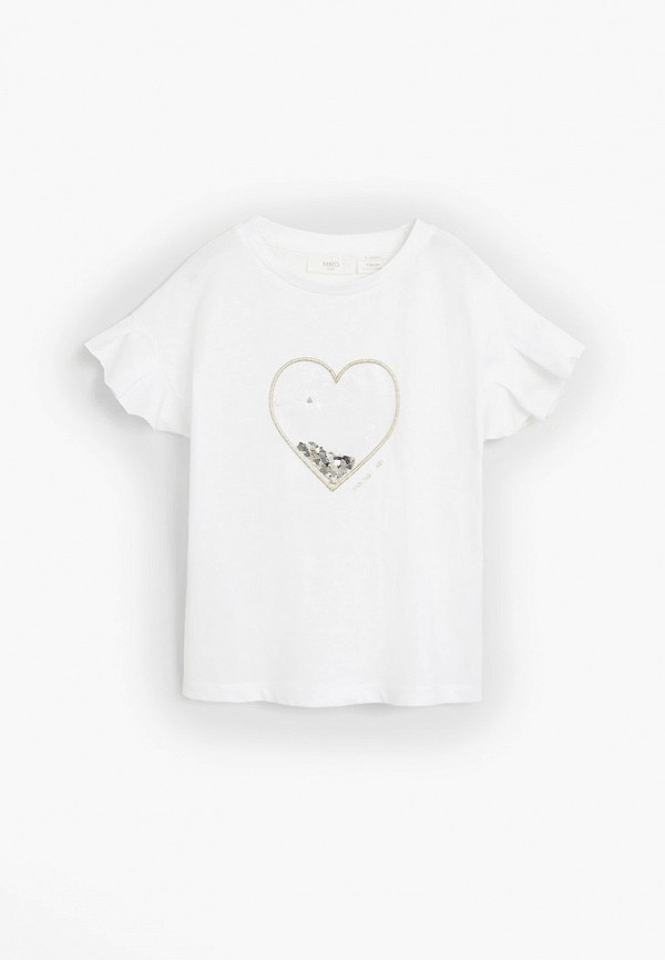 

Футболка Mango Kids, Белый, Mango Kids MA018EGJIYA7