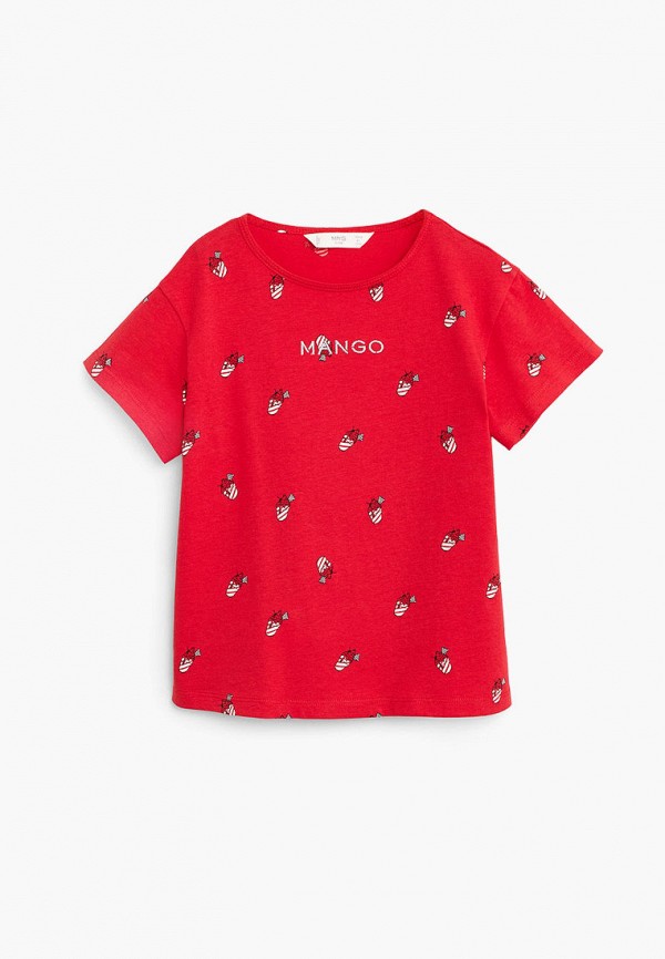 

Футболка Mango Kids, Красный, - MANGOFIS-H