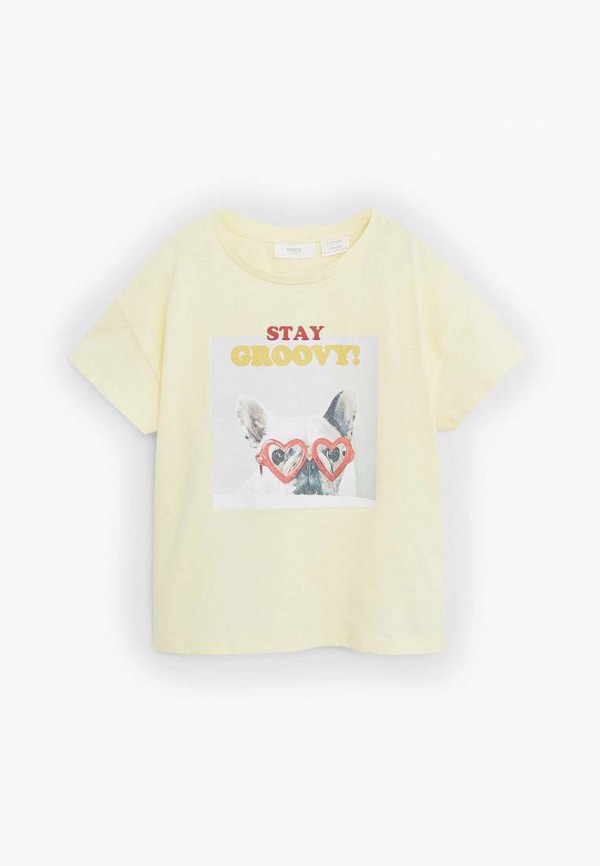 

Футболка Mango Kids, Желтый, - DOGS