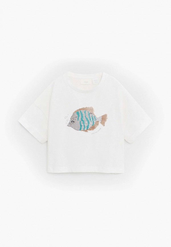 

Футболка Mango Kids, Белый, - OCEAN
