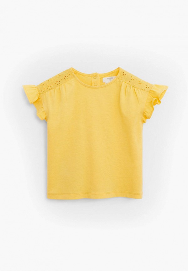 

Футболка Mango Kids, Желтый, Mango Kids MA018EGJKHO0