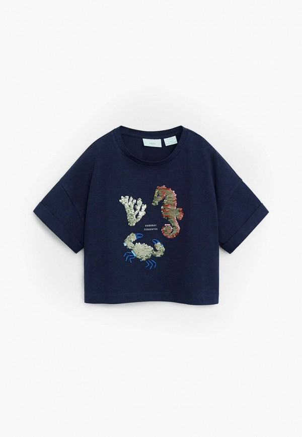 

Футболка Mango Kids, Синий, - OCEAN