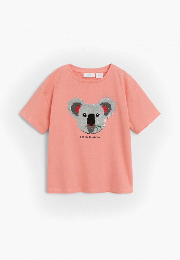 

Футболка Mango Kids, Розовый, Mango Kids MA018EGJKOH9