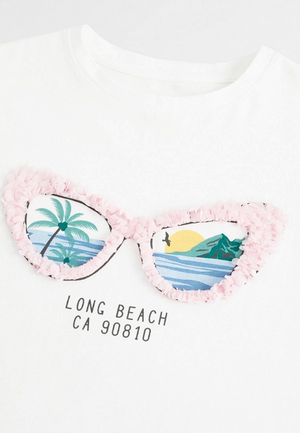 

Футболка Mango Kids, Белый, - BEACH