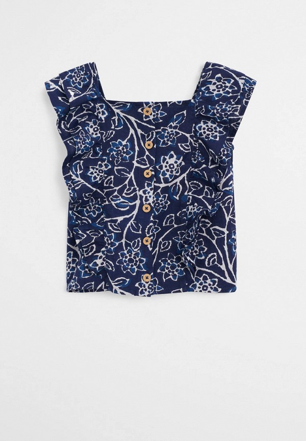 

Блуза Mango Kids, Синий, Mango Kids MA018EGJKSZ4