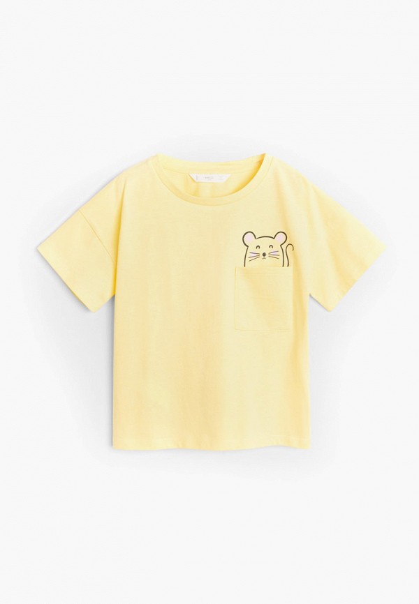 

Футболка Mango Kids, Желтый, - MOUSE-H