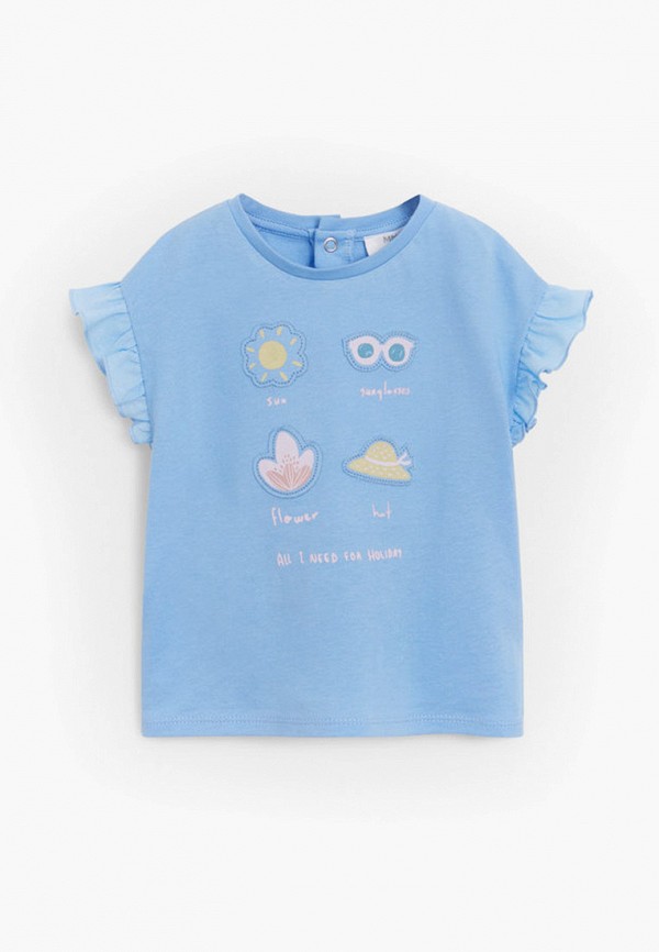 

Футболка Mango Kids, Синий, Mango Kids MA018EGJNBI2