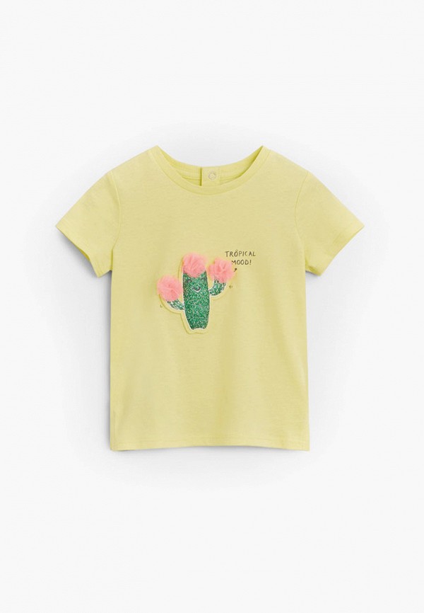 

Футболка Mango Kids, Желтый, Mango Kids MA018EGJUSS6