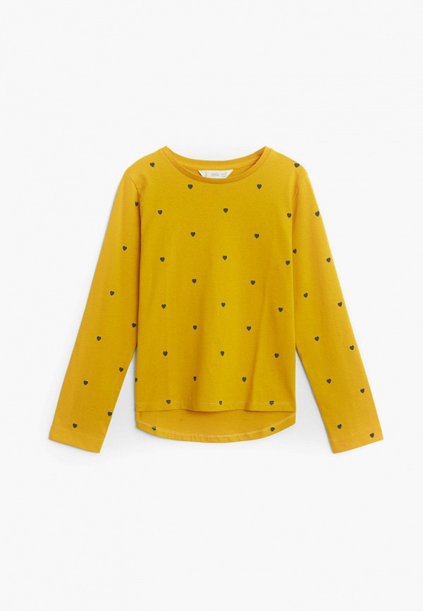

Лонгслив Mango Kids, Желтый, - BASICAP7