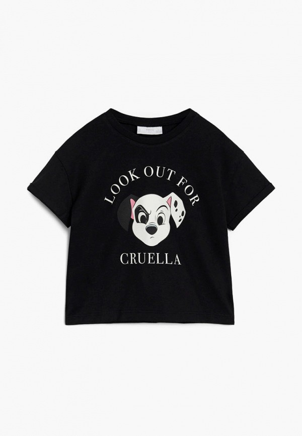 

Футболка Mango Kids, Черный, - CRUELLA