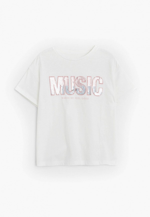 

Футболка Mango Kids, Белый, - BLING