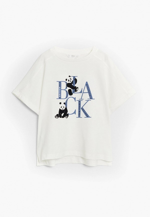 

Футболка Mango Kids, Белый, - BLACK