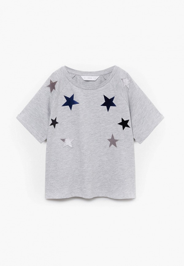 

Футболка Mango Kids, Серый, - VELVET