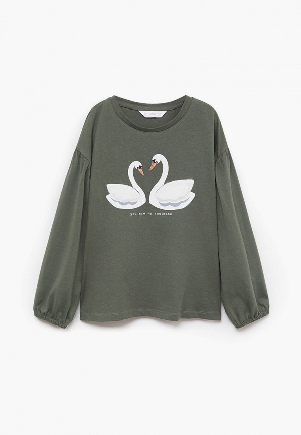 

Лонгслив Mango Kids, Зеленый, - CISNE