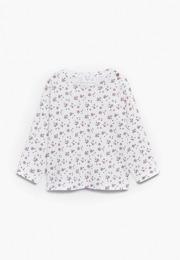 

Лонгслив Mango Kids, Белый, - JARDIN