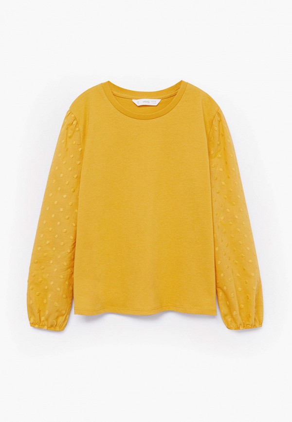 

Лонгслив Mango Kids, Желтый, - PLUMETI