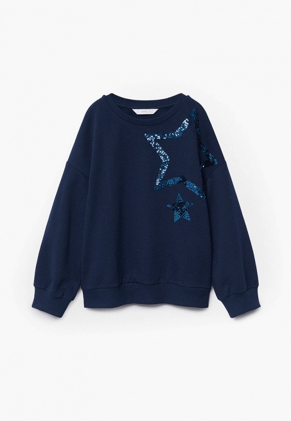 

Свитшот Mango Kids, Синий, - STAR