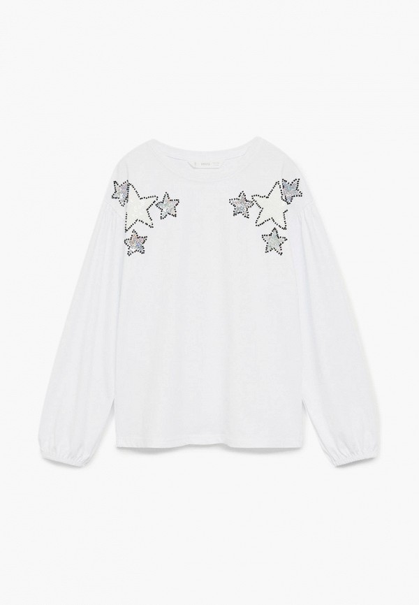 

Лонгслив Mango Kids, Белый, - ESTRELLA