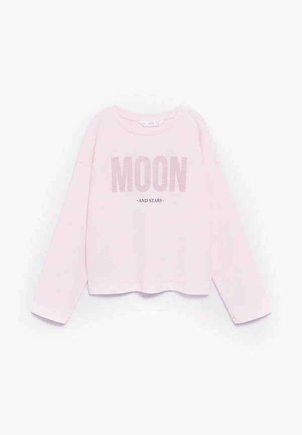 

Лонгслив Mango Kids, Розовый, - MOON