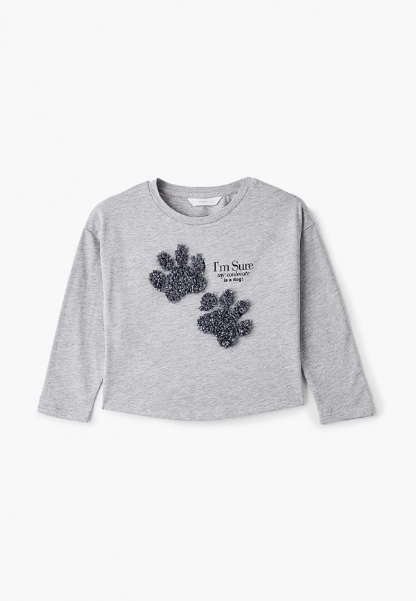 

Лонгслив Mango Kids, Серый, Mango Kids MA018EGLWSP5