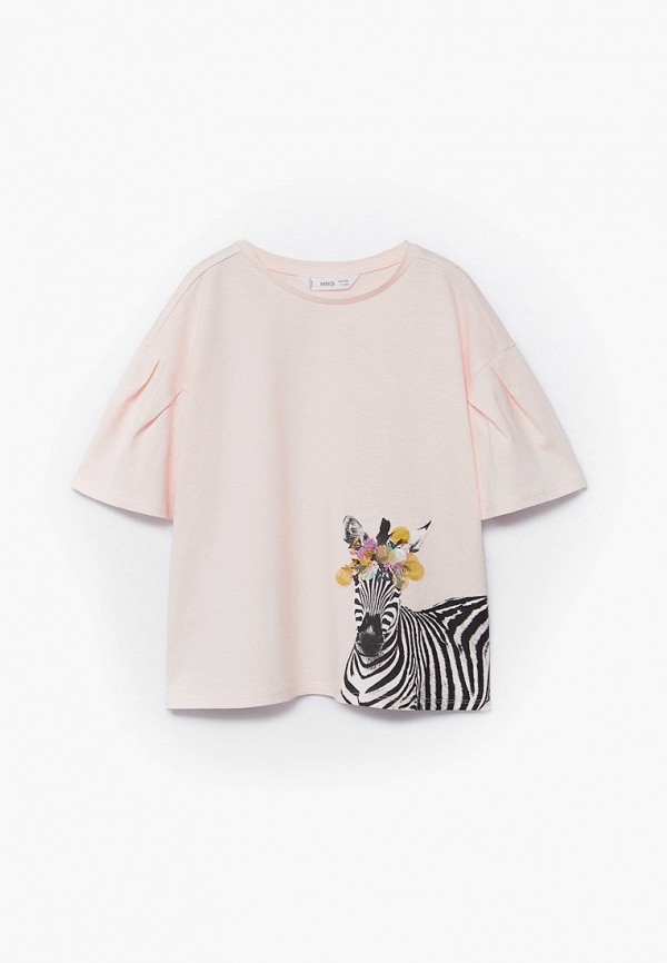

Футболка Mango Kids, Розовый, Mango Kids MA018EGMPMI8