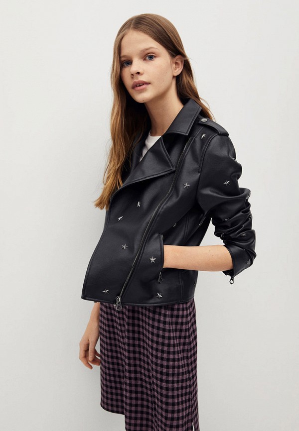 

Куртка кожаная Mango Kids, Черный, - STAR