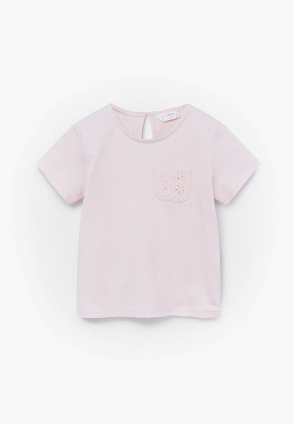 

Футболка Mango Kids, Розовый, - MARIA8