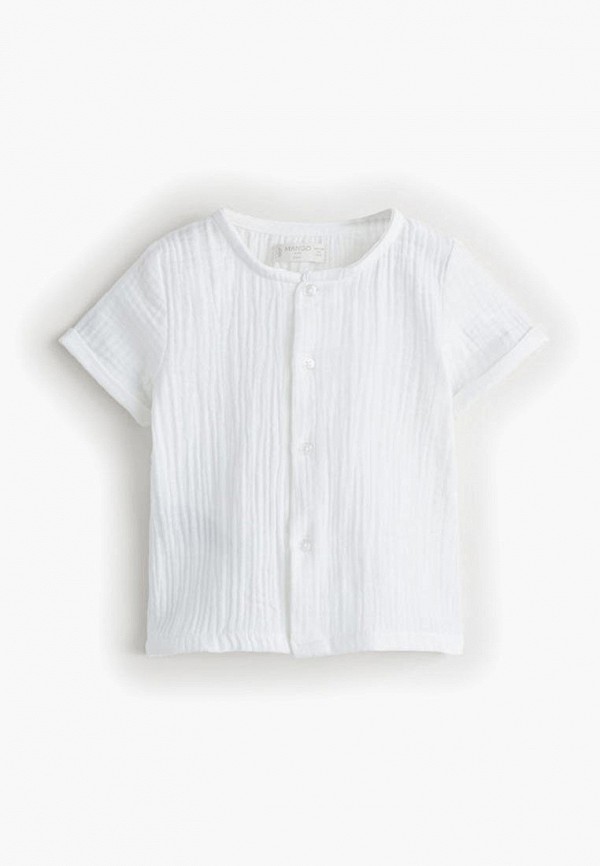 

Рубашка Mango Kids, Mango Kids MA018EKFBTU1, Белый