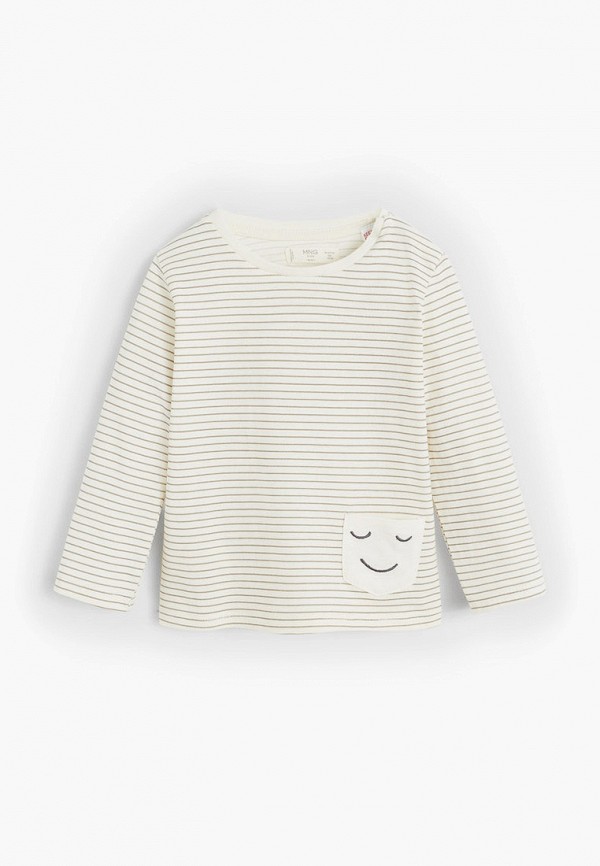 

Лонгслив Mango Kids, Белый, - PHILO