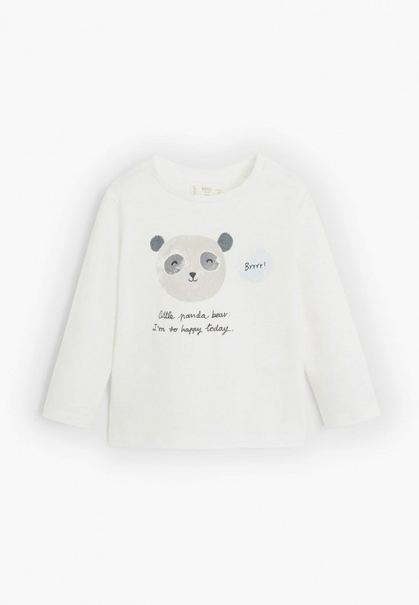 

Лонгслив Mango Kids, Белый, - PANDA