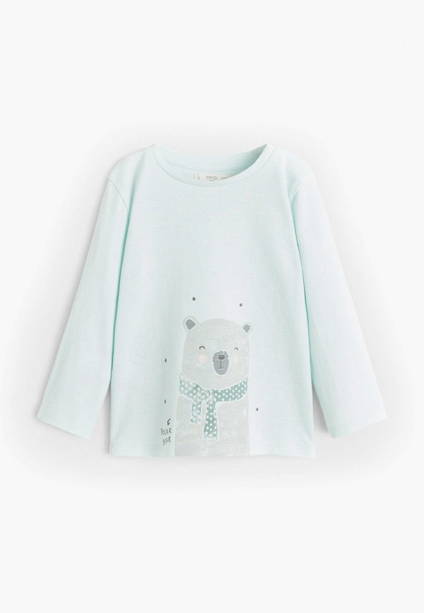 

Лонгслив Mango Kids, Зеленый, - BEAR
