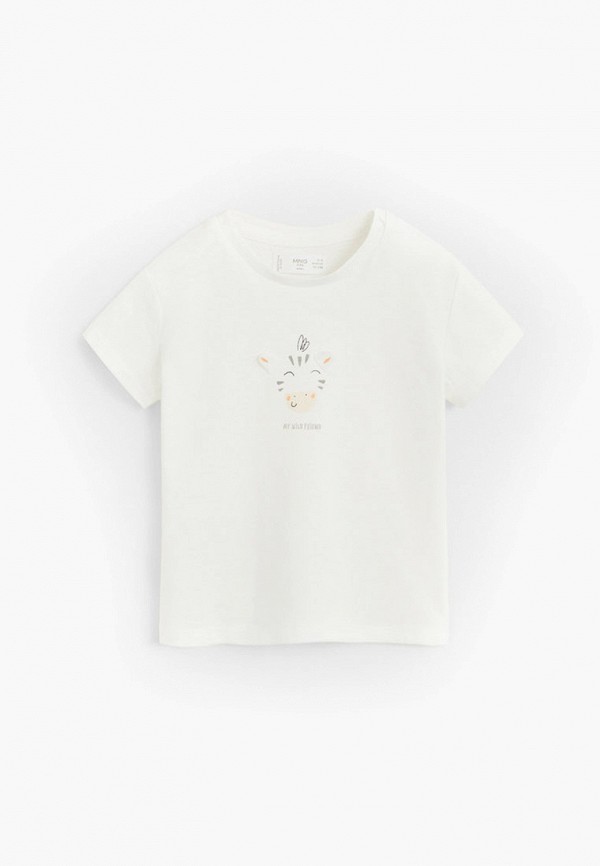 

Футболка Mango Kids, Белый, - WILD