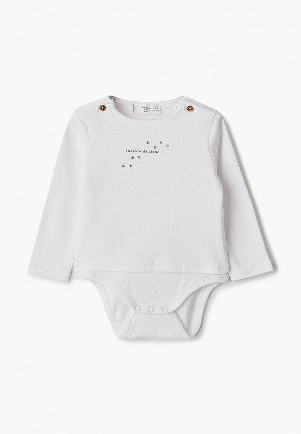 

Боди домашнее Mango Kids, Белый, - PUPPY
