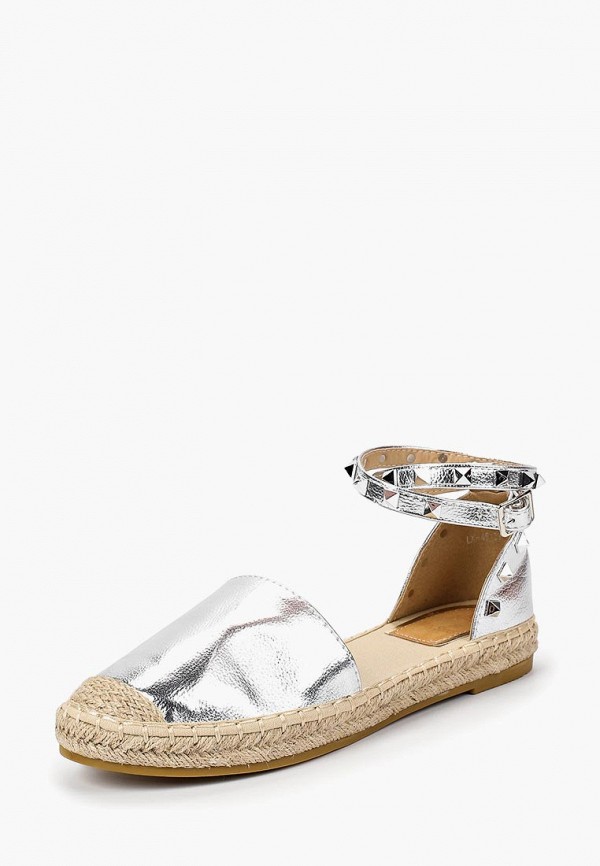

Эспадрильи Max Shoes, Серебряный